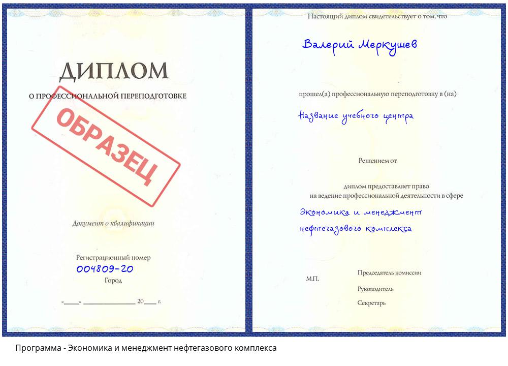 Экономика и менеджмент нефтегазового комплекса Тында